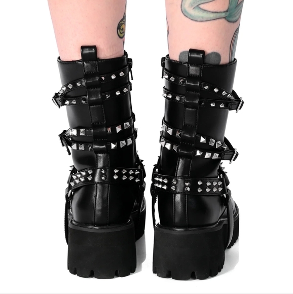 Brody Studded Boots FOXBLOOD - Picture 2 of 9